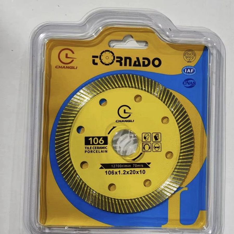 106mm Diamond Saw Blade - Porcelain Tile, Wet Saw & Angle Grinder
