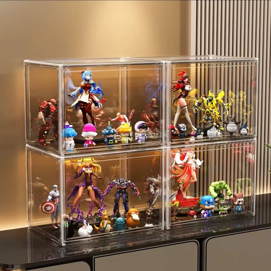 Clear Stackable Shoe Storage Box - Foldable Drawer Organiser