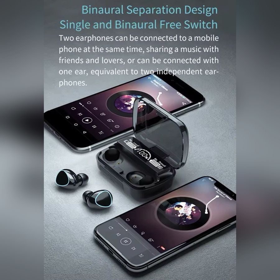 Waterproof Wireless Sports Earbuds with Charging Case
